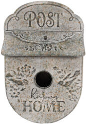 Clayre & Eef Cutie Postala metal gri antichizat 27x11x41 cm (6Y5497)