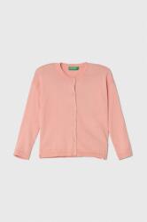 Benetton gyerek kardigán rózsaszín, könnyű - rózsaszín 82 - answear - 7 990 Ft