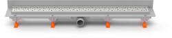 MCH Chudej Rigola de interior montate la perete MCH cu gratar de inox SQUARE mata (MCH.CH-750S3)