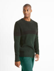 Celio Тъмнозелен мъжки пуловер Celio Ceriblock Celio | Zelen | МЪЖЕ | S