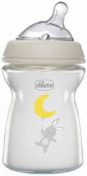 Chicco Biberon din sticlă Natural Feeling 250 ml neutru 0m+ (81221.30)