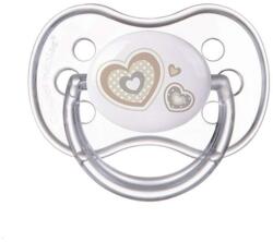 Canpol babies Силиконова залъгалка Canpol - Newborn Baby, 6-18 m, Бяла (22/563_bei)