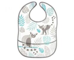 Canpol babies Бебешки лигавник с джоб Canpol - Jungle, Сив (9/238_gry)