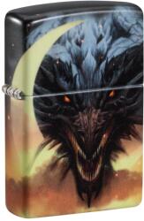 Zippo Brichetă Zippo 48934 Fierce Dragon and Moon - Glow-in-the-Dark (48934) Bricheta