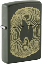 Zippo Brichetă Zippo 48959 Tree Trunk Rings and Logo (48959) Bricheta