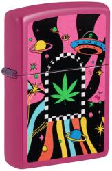 Zippo Brichetă Zippo 48928 Cannabis Leaf and Trippy Design (48928) Bricheta