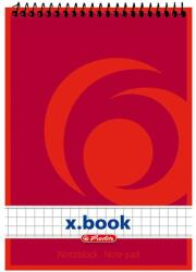 Herlitz A6 50 lapos kockás spirálblokk (00110635)