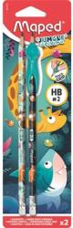 Maped Jungle Fever grafitceruza radírral HB 2 db (IMA851819)