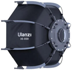 Ulanzi AS D30 30cm nyitható octobox méhsejtráccsal, mini Bowens csatlakozással (UL-L083GBB1)