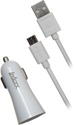Mercury Inkax autós töltő + Micro USB kábel 2x 2, 1A (CD-29-MICRO fehér)