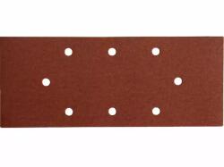 Extol csiszolópapír, lyukas klt. 10 db, 93×230 mm, 8 db lyukkal, P100 (243100)