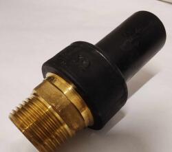  Kpe 75/2 1/2″ fűtőszálas PE-sárgaréz KM összekötő idom víz PE100 SDR11 (E010180075250C110) (E0100180075250C00110)