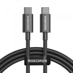 Rocoren Simples Series USB-C - USB-C kábel 100W 1m fekete (RCCXTT1-JY01)