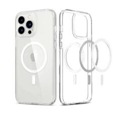 Phoner Apple iPhone 13 Pro Max Magsafe szilikon tok átlátszó (71756) (PH71756)