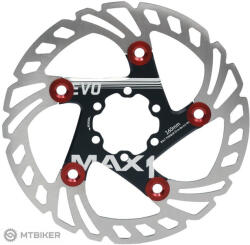 MAX1 Evo féktárcsa, 160 mm, 6 lyukú, fekete
