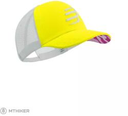 Compressport Trucker Cap sapka, biztonságos sárga/fehér