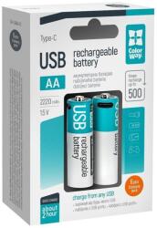 ColorWay AA 2200mAh USB-C - 6 db (CW-UBAA-12)