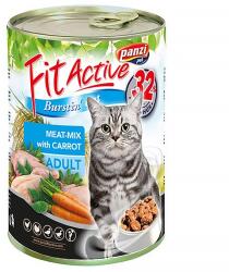 Panzi Conservă de hrană pentru animale de companie PANZI FitActive pentru pisici adulte amestec de carne 415 g 308944 (308944)