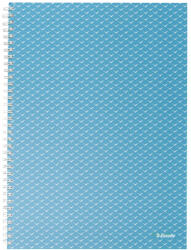 Esselte Colour "Notebook spiralat Breeze, A4, în carouri, albastru (628476)