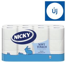 Nicky Soft Touch toalettpapír 2 rétegű 24 tekercs