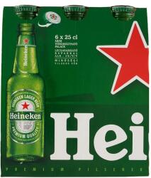 Heineken minőségi világos sör 5% 6 x 25 cl