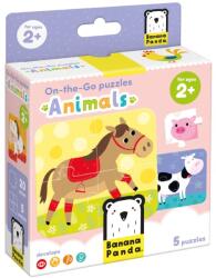 BANANA PANDA Banana Panda, On-the-Go, Animale, puzzle, 20 piese Puzzle
