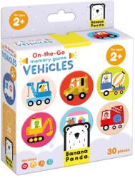 BANANA PANDA Banana Panda, On-the-Go, Vehicule, joc de memorie, pentru varsta de 2+, 30 piese