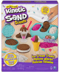 Spin Master Kinetic Sand, set inghetata, nisip kinetic cu accesorii