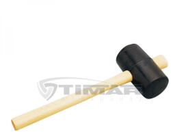 KAUFMANN 46.346. 04 Gumikalapács, lakkozott keményfa nyéllel 75mm (46.346.04)