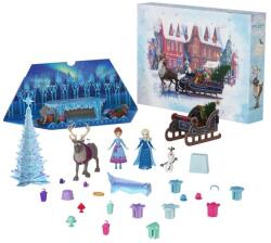 Mattel Frozen Calendar de Advent cu păpuși mici 2024 (25HWX20)