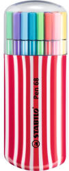 STABILO Pen 68 Zebrui 20db-os piros filctoll készlet (6820-02-1-5) - haztartasibolt