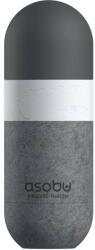 Asobu Orb Termosz Kulacs + Bögre - 460 ml, Szürke