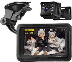  CYBERDUST Autós Babafigyelő Kamera - Full HD 1080P - 4.3" Monitor