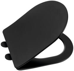 SAPHO PACO SLIM Soft Close WC-ülőke, fekete (PCS1012B)