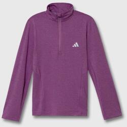 Adidas gyerek felső J HEA 1/2 ZIP rózsaszín, sima, IV9581 - rózsaszín 128