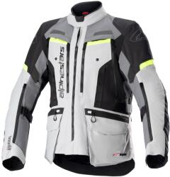 Alpinestars Geacă motocicletă Alpinestars Bogota PRO Drystar gri-negru-galben fluo (AIM100-879)