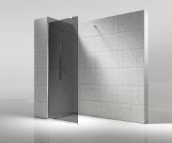 Vela Banyo WALK IN zuhanyfal - 8 mm vízlepergető FÜSTÜVEG - 80 x 200 cm (84F80110) - stuxi