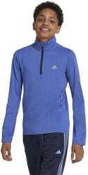 Adidas gyerek felső J HEA 1/2 ZIP melange, IY7782 - kék 164