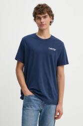 Levi's pamut póló férfi, nyomott mintás - sötétkék XS - answear - 9 990 Ft