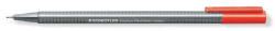 Tűfilc, 0, 3 mm, STAEDTLER "Triplus", piros (TS3342)