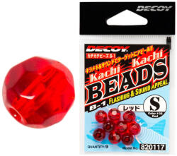 Decoy B-1 KACHI BEADS S #RED ütköző gyöngy