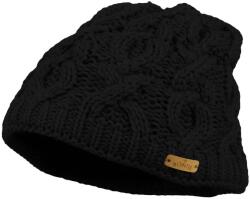 Bontis Női mintás kötött téli sapka - Fekete | unisex (L466-4)