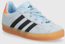 adidas Originals gyerek velúr sportcipő GAZELLE CF EL IH2780 - kék 27