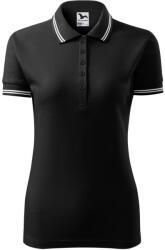 MALFINI Tricou polo damă Urban - Neagră | XL (2200116)