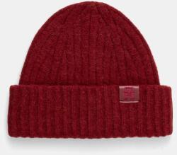 Tommy Hilfiger sapka gyapjú keverékből vastag, piros, AW0AW16632 - piros Univerzális méret