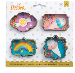 Decora Kiszúró készlet - mini rámák 4 db