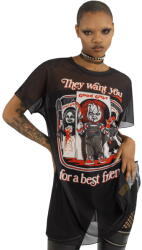KILLSTAR Rochie femei KILLSTAR - Chucky - I'm Your Friend To The End Longline - KSRA010956