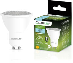 Lumileds GU10 LED izzó 6W = 50W 580lm 6500K hidegen állítható 24° 36° 60° LUMILED (LUMLEDF2024) - luxcenter