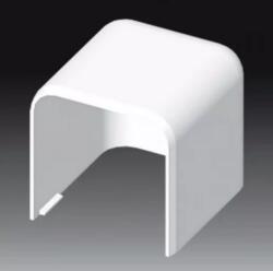 KOPOS Parapetcsatorna végzáró 60X60-hoz szimmetrikus 60mmx 60mm műanyag fényesfehér EKE KOPOS