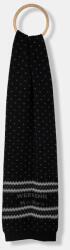 Weekend Max Mara gyapjú sál fekete, mintás, 2425746045600 - fekete Univerzális méret